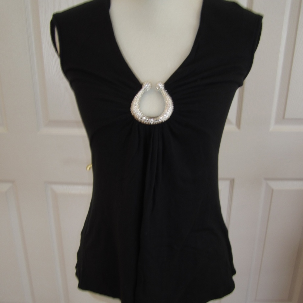 Express Black Dressy Top